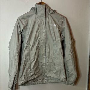The North Face Rain Jacket light grey. S